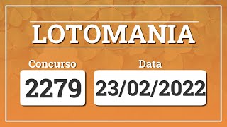 Capa de LOTOMANIA 2279