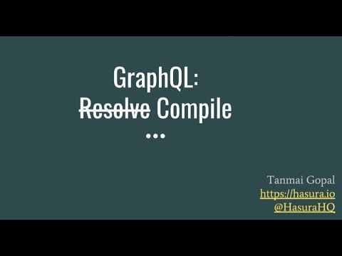 Compile vs Resolve: Approach to resolve the N+1 GraphQL problem | Tanmai Gopal | GraphQL Bangalore