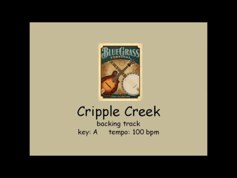 Cripple Creek - bluegrass backing track