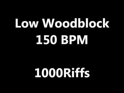 Low Woodblock Metronome : 150 BPM - Beats Per Minute