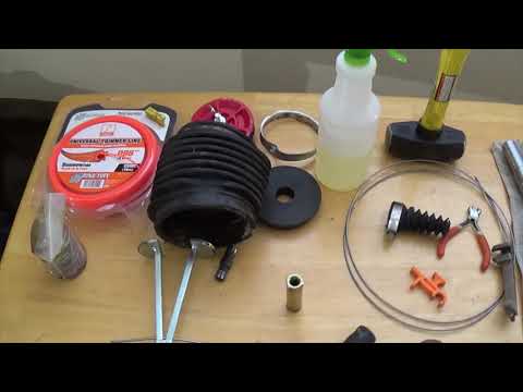 Tools needed: WATCH THIS BEFORE replacing stern drive Bellows, Bearing and Shift cable