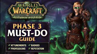 10 Important Things to Do in TBC Classic Phase 3