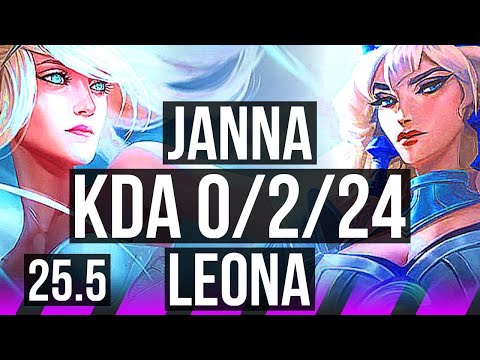 JANNA & Tristana vs LEONA & Ezreal (SUP) | KR Grandmaster | 25.5