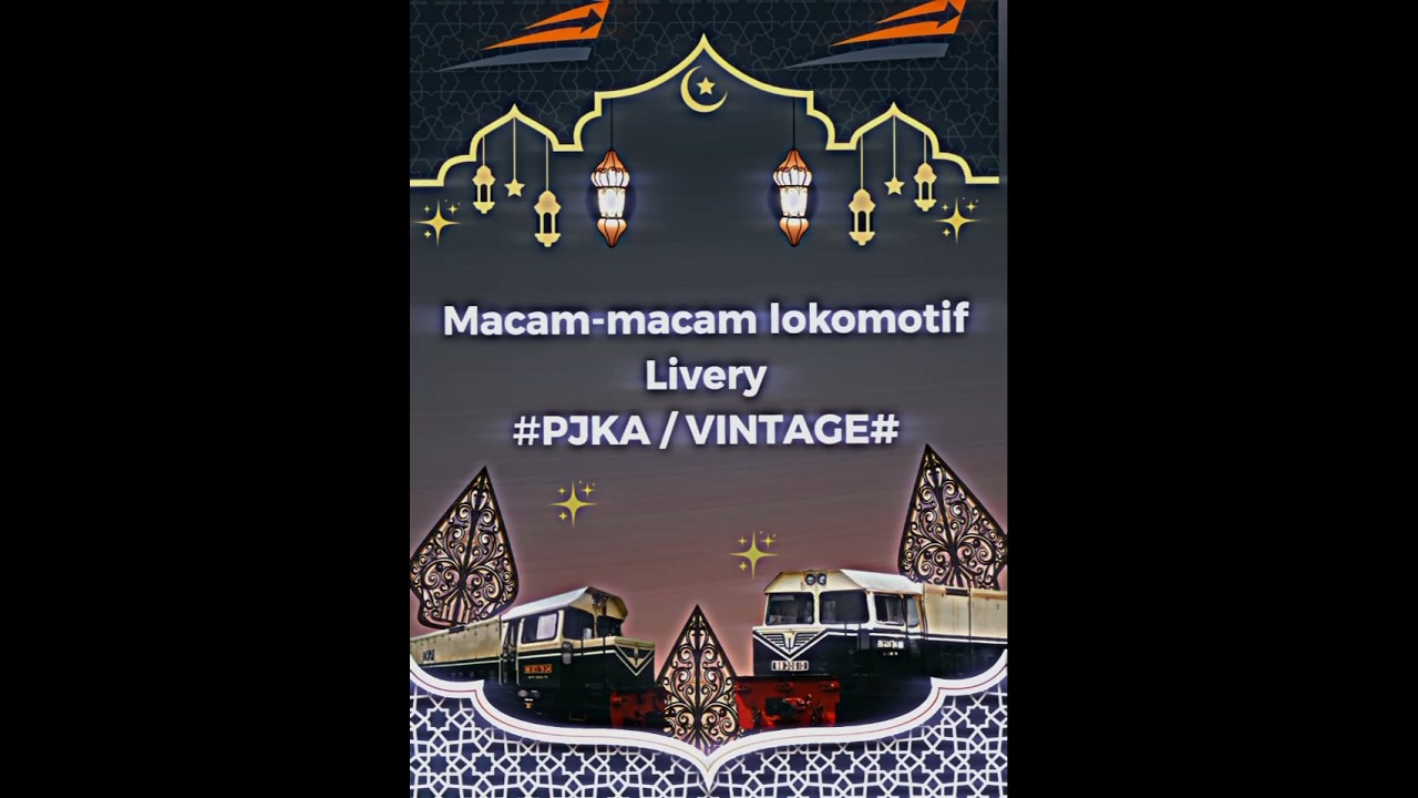 Lokomotif dengan livery Vintage / PJKA #subscribe #keretaapi #lokomotif