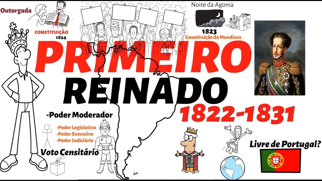 PRIMEIRO REINADO -1822-1831 no BRASIL  #brasil