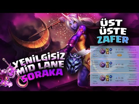 Mid Soraka ile Yenilgisiz İlk 10 Maç | Elmas 4 MMR