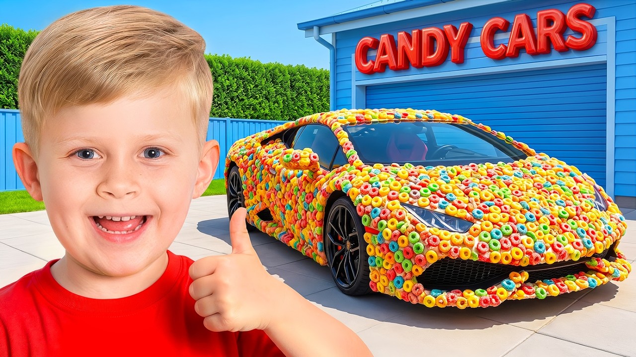 CANDY CARS Challenge for Kids