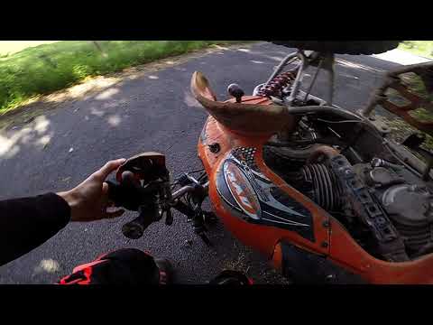 Accident quad vs voiture Video