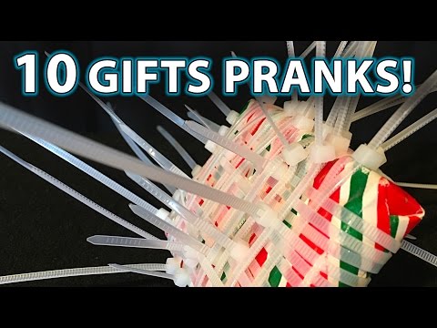 TOP 10 Holiday/Christmas Gift PRANK Ideas!