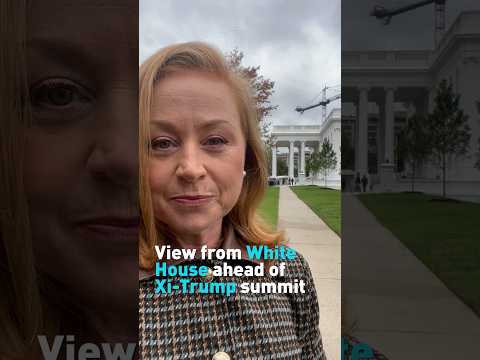 View from White House ahead of Xi-Trump summit