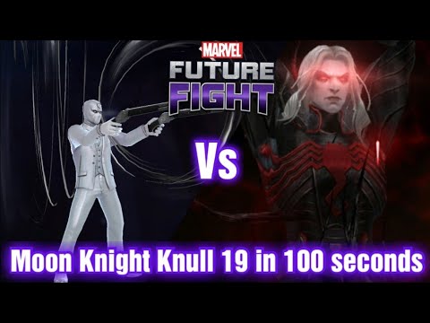 Moon Knight Vs Knull Stage 19 100 seconds challenge Marvel Future Fight #mff #Histromorphic