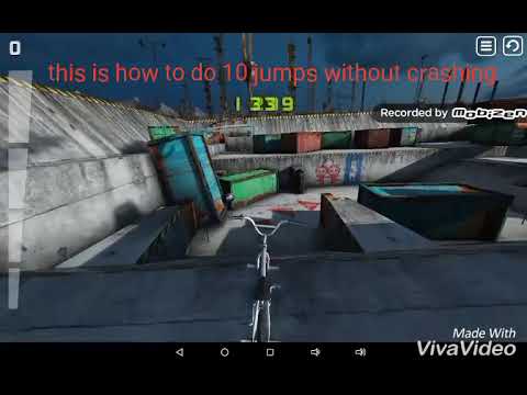 Touch grind bmx how to do 10 jumps without crashing