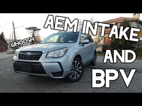 AEM Cold Air Intake + Boomba Racing BPV SOUNDS - 2017 SUBARU FORESTER XT (1080p)