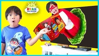 Ryan&#39;s World Giant Surprise Toys Delivery from Superhero Ryan Red Titian!!!