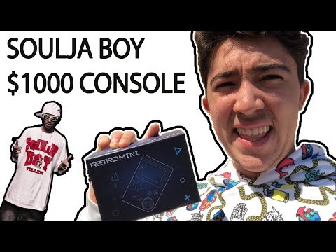 I ACTUALLY Bought Soulja Boy's NEW Video Game Console & Retro Mini Handheld ($1000 WASTED) 😂