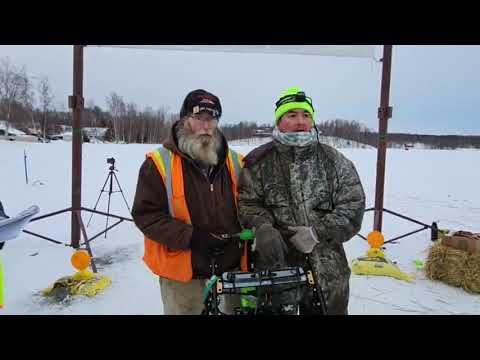 Ryan Redington looks over shoulder as he finishes 3rd place at the 2024 Knik 200