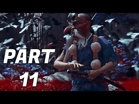 GHOST OF TSUSHIMA Walkthrough Gameplay Part 11: TENGU DEMON DUEL BOSS FIGHT (PS4) [South African]