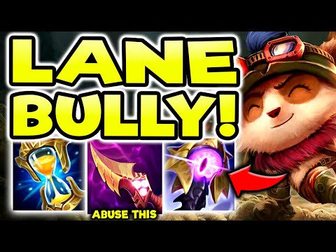 TEEMO TOP IS THE KING OF TOPLANE BULLYING! (WIN TOP WITH EASE) - S12 Teemo TOP Gameplay Guide