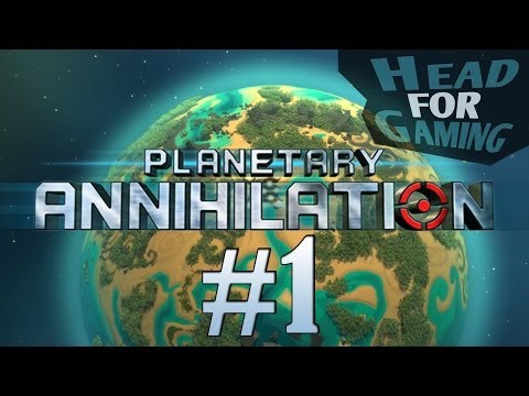 Let's Play Planetary Annihilation - #1 - Galactic War!
