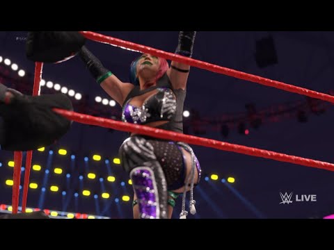 WWE 2K22 Asuka & Stacy Keibler vs. Tegan Nox & Rhea Ripley