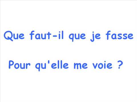 Axel Bauer & Zazie - A ma place (lyrics)