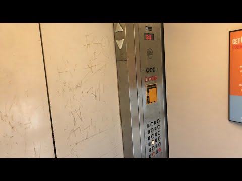 [EL] Montgomery Conventional Traction Elevators at Dwight Kessel Parking Garage (Knoxville, TN)