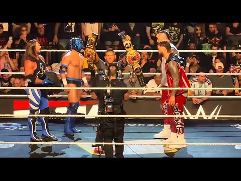 AJ Styles & Dragon Lee vs The Usos TAG TEAM CHAMPIONSHIP FULL MATCH - WWE RAW 12/29/2025