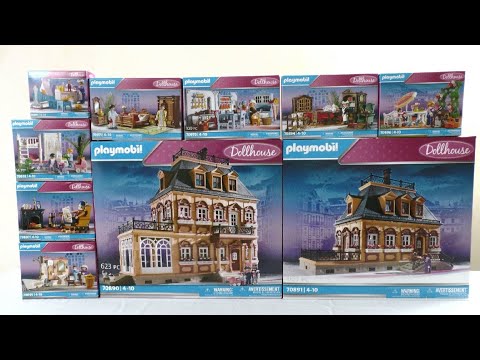 Unboxing Playmobil : La maison Belle époque (2022) – 70890, 70891, 70892... 70897, 70970, 70971