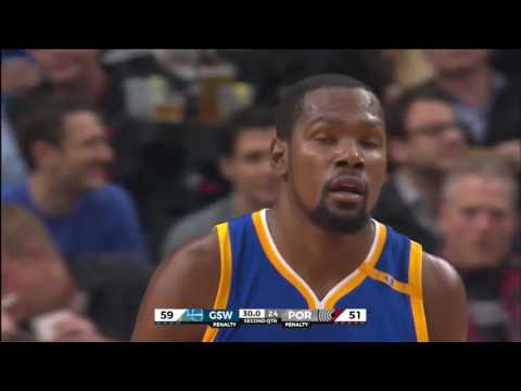 Kevin Durant vs Portland Trail Blazers 01.11.2016 (20Pts)
