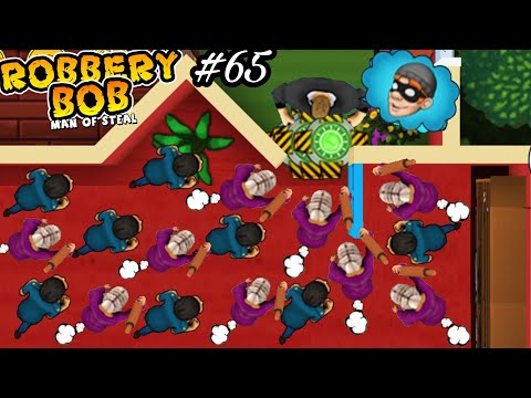 Robbery Bob : Use 300 Teleport Mine - 300 Rotten Donut - Agent Costume Chapter 1 Perfect Part 65