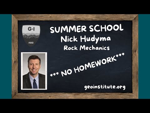 Summer School S02 E02: Nick Hudyma: Rock Mechanics