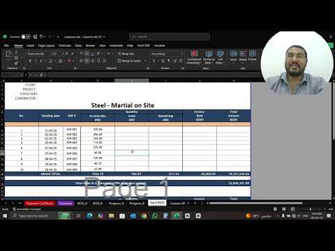 Session 04 : ازاي تضيف Material on Site وEscalation في مستخلص العميل