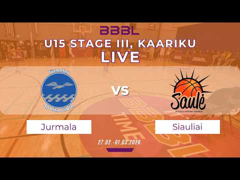 Jurmala 2011 vs Šiauliu KA Saule-ŠSG 2011 | BBBL U15 | Stage III
