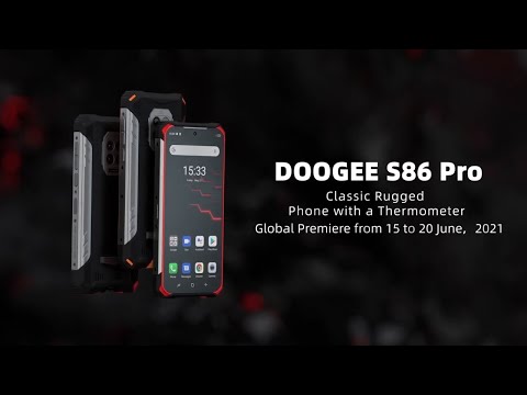 DOOGEE S86 Pro Rugged Phone, Forehead Thermometer