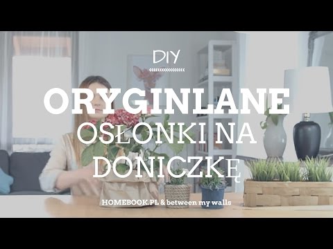 DIY: 4 pomysły na oryginalną osłonkę na doniczkę #DIY #DEKORACJE