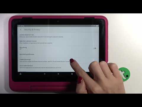 How to Clear Credentials on AMAZON FIRE HD 8 KIDS PRO - Remove All Credentials
