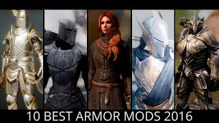 Skyrim - Top 10 Best Armor Mods 2016