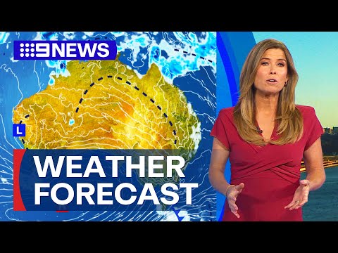 Australia Weather Update: Showers and winds set for the country's south-east | 9 News Australia