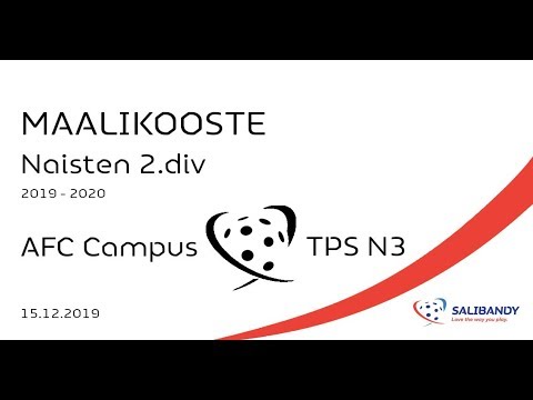 Maalikooste N2div AFC Campus - TPS N3 15.12.2019
