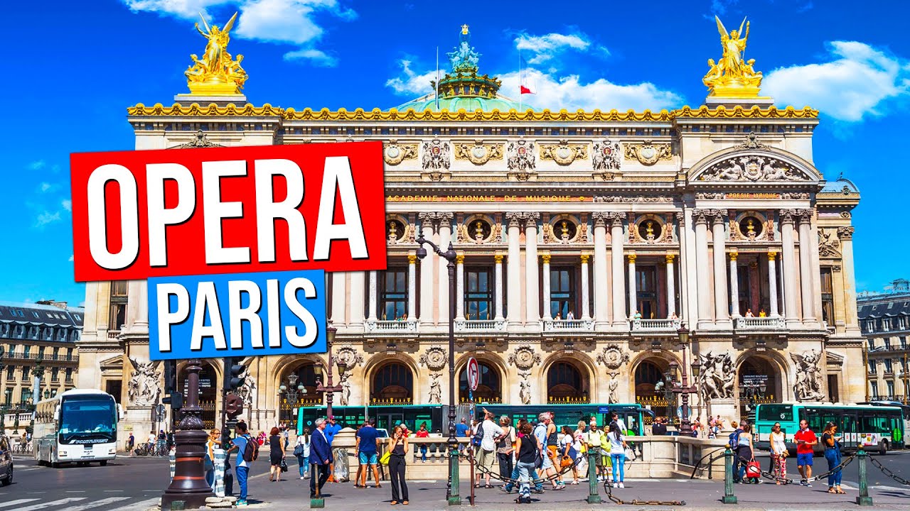 Marvel at the architectural splendors of the Palais Garnier!