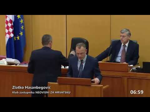 Zlatko Hasanbegović rasturio u Saboru-Istanbulska konvencija