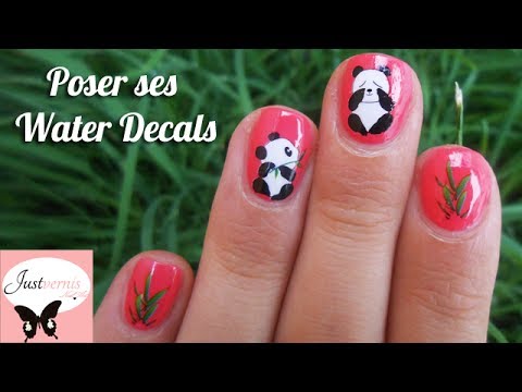 comment poser water decals