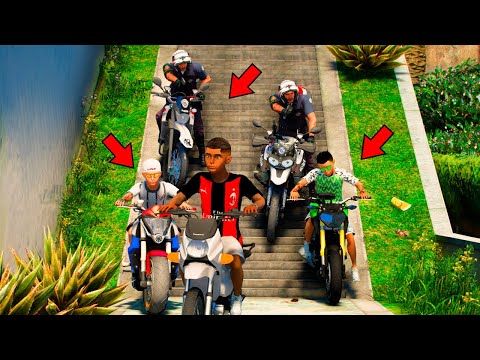 FUGA DA ROCAM COM O @TIQUINHO157  E MEU IRMAO | GTA 5 VIDA REAL