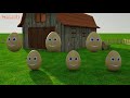 Learning Colors – Colorful Eggs on a Farm