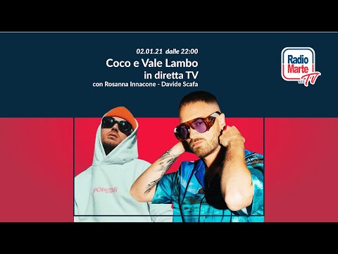 Coco e Vale Lambo Ospiti a RADIO MARTE