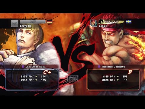 Sheva TR [Cody] vs peqqi I [Evil Ryu] USF4