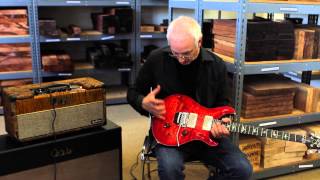 Video thumbnail for Paul Reed Smith Wood Library Custom 24 Floyd Rose for The Guitar Store by Quimper Sound Records and Guitars
