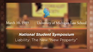 Click to play: Debate: Liability: The New "New Property" [Archive Collection]