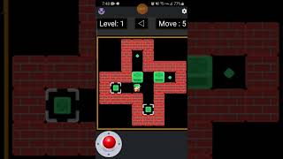 Brain sokoban level 1 solution