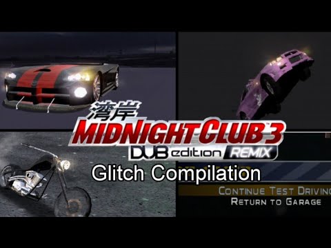 Midnight Club 3 DUB Edition Remix Glitch Compilation
